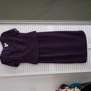 Beaded popover  dress Coldwater  Creek